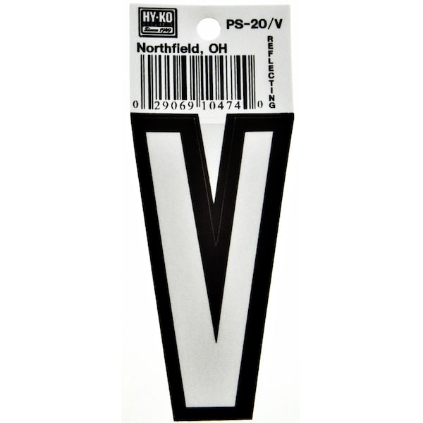 Hy-Ko 3.25In Boat Letter V, 10PK A10474 - main